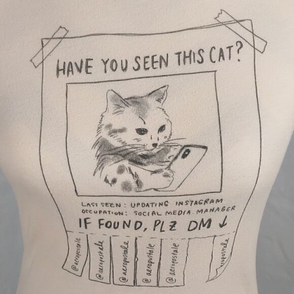 Aeropostale Cat Tee - Picture 2 of 6